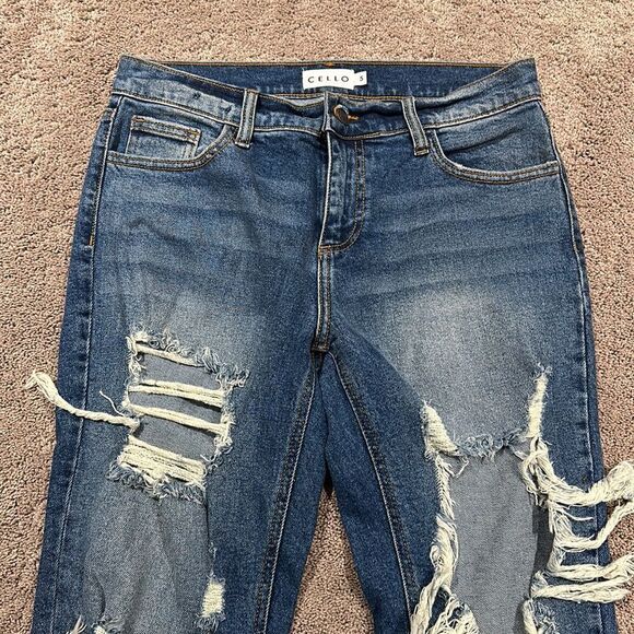 Cello! Like new! Heavy distressing ! Size 5! - Picture 2 of 8